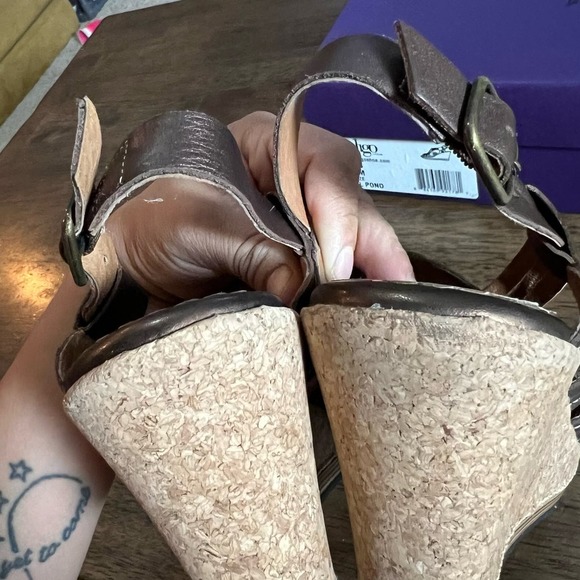 Indigo by Clarks Gull Pond Bronze Wedges size 9.5 - Picture 6 of 8